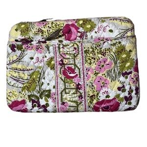 Vera Bradley Hardshell Quilted Floral Fabric Zippered iPad Tablet Case
